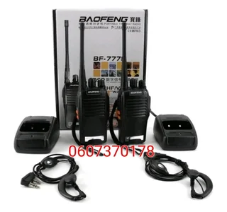 Portable Walkie Talkie 2-Way Radio 16 Channel Professional Set BF-777S (Brand New)