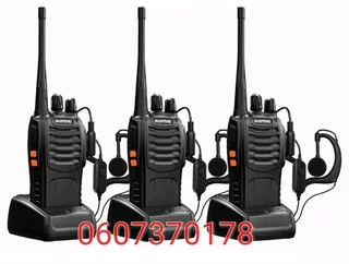 3 Pack Combo Two Way Walkie Talkie Radio Set - Professional 2 Way Radio 16 Channel (Brand New)
