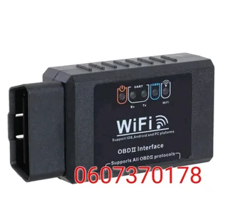 ELM327 Mini Diagnostic Tool OBD2 EOBD WiFi Diagnostic Scanner - WiFi Version Black (Brand New)