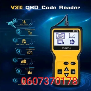 V310 Obd Diagnostic Reader Car Engine Diagnostic Scanner Tool For Obdii Cars (brand New)