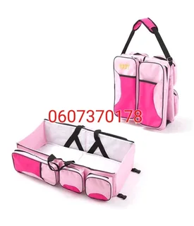 3 in 1 Portable Travel Bassinet Diaper Change Pad Bag - Pink Colour (Brand New)