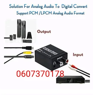 Analog to Digital Audio Converter Box (Brand New)