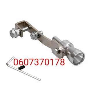 Exhaust Turbo Sound Attachment - Aluminum Turbo Sound Exhaust Muffler Pipe Whistler - Medium Size