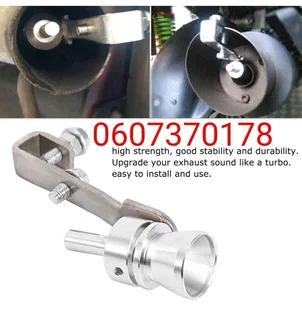 Motorbike Exhaust Turbo Sound Attachment - Aluminum Turbo Sound Exhaust Muffler Pipe Whistler