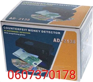 Counterfeit Money Detector with Magnifying Glass Model AD-2138 (Brand New)