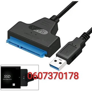 USB 3.0 to Sata adapter converter cable 22pin sata 2.5" HDD (Brand New)