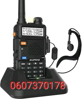 Baofeng UV-5R Two Way Radio 8 Watt Version - Dual Band Radio Walkie Talkie (Original)(Brand New)