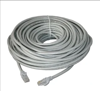 Network Lan Cable 50 Metre Length - Cat 5 Grey Colour (Brand New)