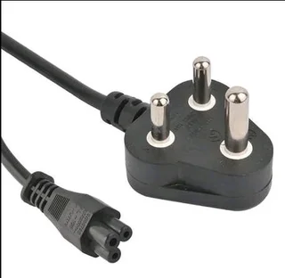 Laptop Power Supply Cable - 3-Pin SA Plug to Clover Plug (Brand New)