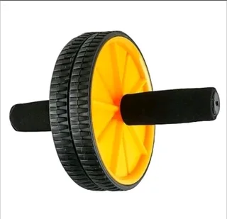 Exercise Wheel - Booster Ab Roller Fitness Wheel - Yellow (Brand New)