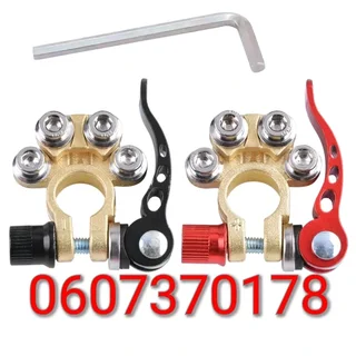 Automotive Battery Terminal Connectors with Extra Terminals (Set) (Brand New)