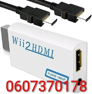 Nintendo Wii to HDMI Converter with a High Speed 1.5M HDMI Cable (Brand New)