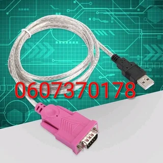 USB To RS232 DB9 Serial Cable Adapter 1.5M - USB To RS232 DB9 Cable (Brand New)