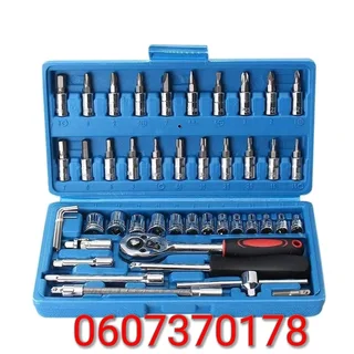Full Socket Set 46 PCs - 46 Piece 1/4" Socket Set (Brand New) ⭐️⭐️⭐️⭐️⭐️