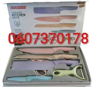 Kitchen Knife Set - Full Colourful Kitchen Knife Set (Brand New) ⭐️⭐️⭐️⭐️⭐️