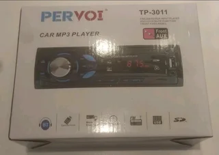 Car Radio with MP3 Player, FM, USB, AUX Input, Bluetooth Pervoi TP-3011 (Brand New)