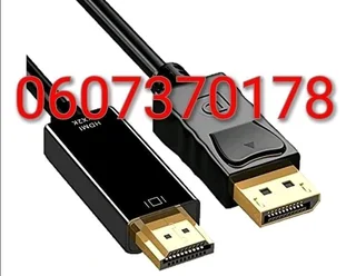 Display Port To Hdmi 1.8m 4k Ultra Hd Cable Gold-plated (brand New)
