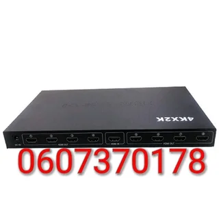 HDMI Splitter 8 Port - 1 Input to 8 Output HDMI Splitter Box (Brand New)