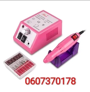 Professional Manicure Pedicure Electric Drill File Nail Art Pen Machine Set in Pink (Brand New)