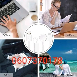 Apple Watch Charger 2 in 1 Wireless Magnetic Charger - Wireless Apple Watch Charger Q11 (Brand New)