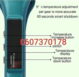 Hair Curling Iron Aerbes AB-J234 Hair Fluffer Curler With LCD Display (Brand New)