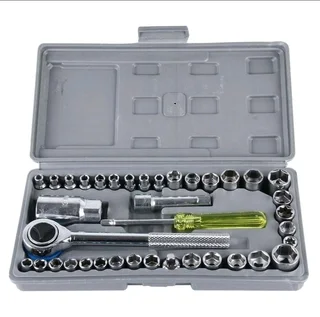 Combination Socket Wrench Set 40 Pieces - Budget Model (Brand New)