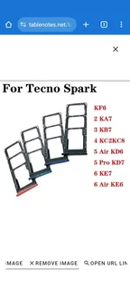 Tecno Sim Tray - Tecno Sim Trays Different Models Available (Brand New) ⭐️⭐️⭐️⭐️⭐️