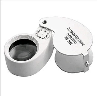 Magnifying Loupe 40 x 25mm Jewellers Loupe Magnifier Magnifying Eye Glass (Brand New)
