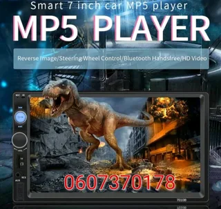 Car Radio Double Din HD Touch Screen Multimedia Player - 7 Inch Screen - New Model (Brand New)