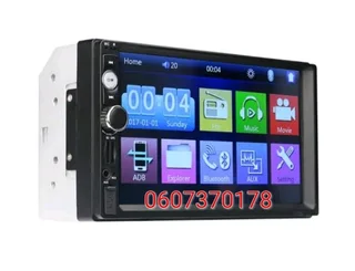 Car Radio Double Din HD Touch Screen Multimedia Player - 7 Inch Screen - New Model (Brand New)