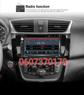 Car Radio Double Din HD Touch Screen Multimedia Player - 7 Inch Screen - New Model (Brand New)