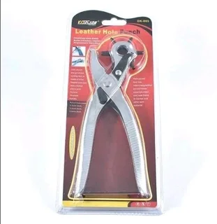 Leather Hole Punch Tool - 6 Sizes New Design Plier Punch Revolving (Brand New)