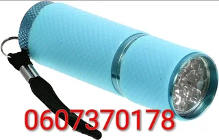 UV Flash Light Aluminum UV Ultraviolet 9 Led Torch (Blue) (Brand New)