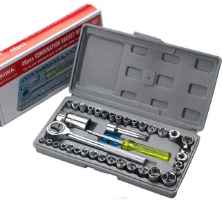 40 Piece Combination Craftsman's Tools Socket Wrench Set (Brand New)