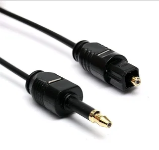 Toslink Cable Mini-Toslink Optical to 3.5mm Audio Jack (Mini Toslink to Toslink) (Brand New)