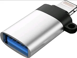 IOS to Female USB OTG Flash Drive Adapter for Iphone - Iphone OTG Adapter (Brand New)