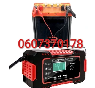 12V intelligent Pulse Repair Charger - 12V 6A LCD Battery Charger - Efficient Charging (Brand New)
