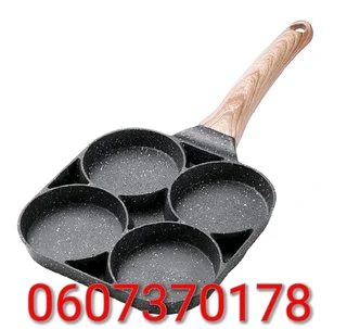 Four-Hole Non-Stick Thick Breakfast Cooking Pan (Brand New) ⭐️⭐️⭐️⭐️⭐️