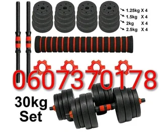 30Kg Dumbbell Set - MyGym 30KG Barbell & Dumbbell Set (Brand New) ⭐️⭐️⭐️⭐️⭐️