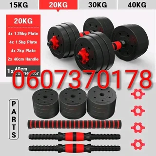 20Kg Dumbbell Set - MyGym 20KG Barbell & Dumbbell Set (Brand New) ⭐️⭐️⭐️⭐️⭐️