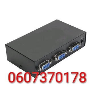 VGA Splitter 2 Port - VGA Splitter 1 to 2 Output VGA Splitter (Brand New)