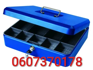 Portable Safe Lockable Cash Box - Blue (Brand New) ⭐️⭐️⭐️⭐️⭐️