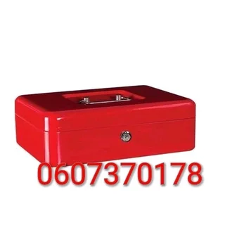 Portable Safe Lockable Cash Box - Red (Brand New) ⭐️⭐️⭐️⭐️⭐️