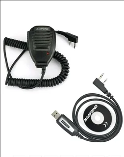 Baofeng USB Programming Cable + Baofeng Mic for BF-888S/UV-5R/UV-82 (Brand New)