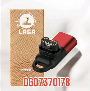 Garmin Watch Charger - Garmin Type-C / USB-C Female Watch Charging Adapter (Red) (Brand New)