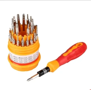 Screwdriver Set 31-in-1 Mini Screwdriver Set in Plastic Case (Brand New)