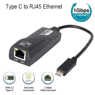 Type C to Lan Adapter - Type C To RJ45 Ethernet Adapter (Brand New)