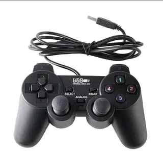 Gaming Controller - Wired Remote USB Vibration Gamepad for PC Laptop (Brand New)