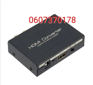 HDMI Audio Extractor High-Performance Compatible HDMI to HMDI&#43; Audio Converter (Brand New)