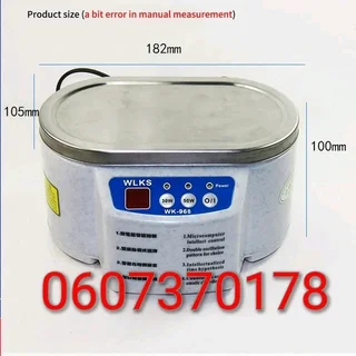Ultrasonic Machine - Ultrasonic Cleaner - Ultrasonic Cleaning Machine 35W and 50W - 968 (Brand New)